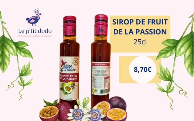 Sirop de fruit de la passion 