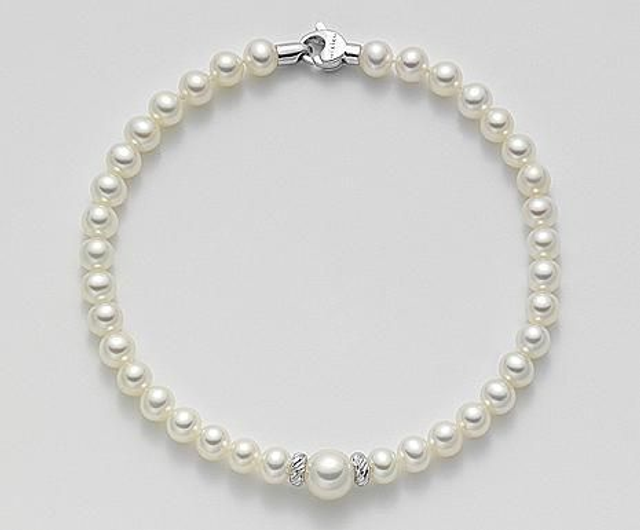 Bracciale Mikiko in Oro 18 Kt con Perle