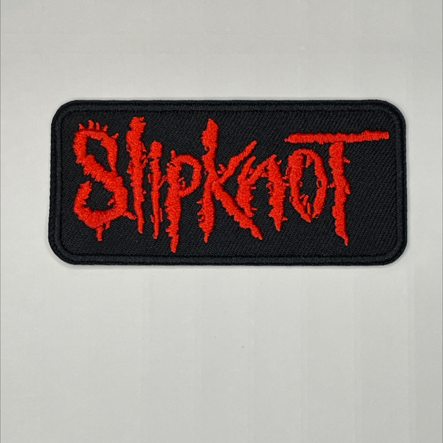 Slipknot Standard Patch Splatter Logo Red