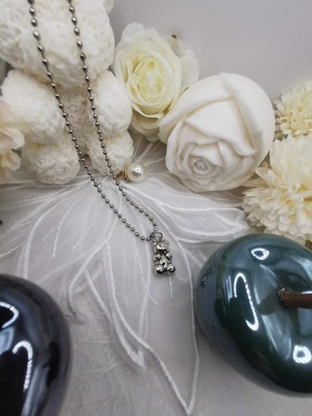 Collier Ourson avec Chaîne Boule