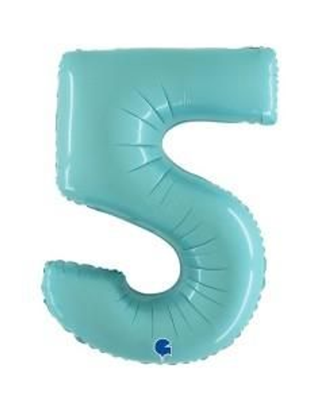 Numero 5 Celeste Pastello 