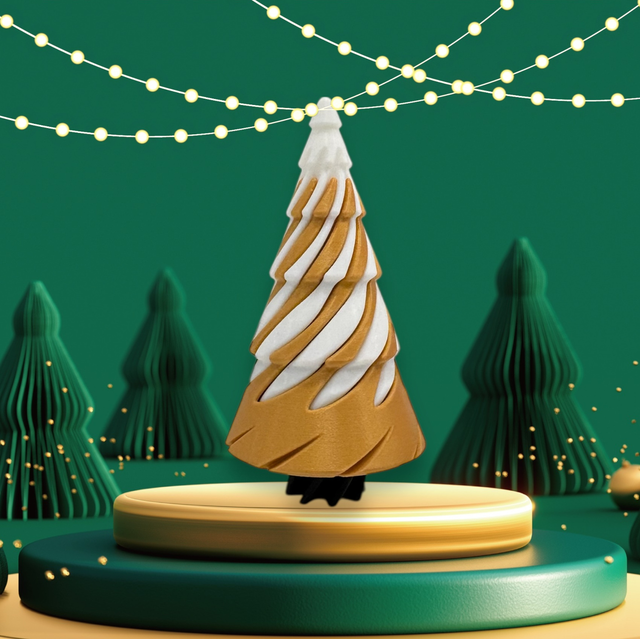 Christmas Tree Fidget Gold