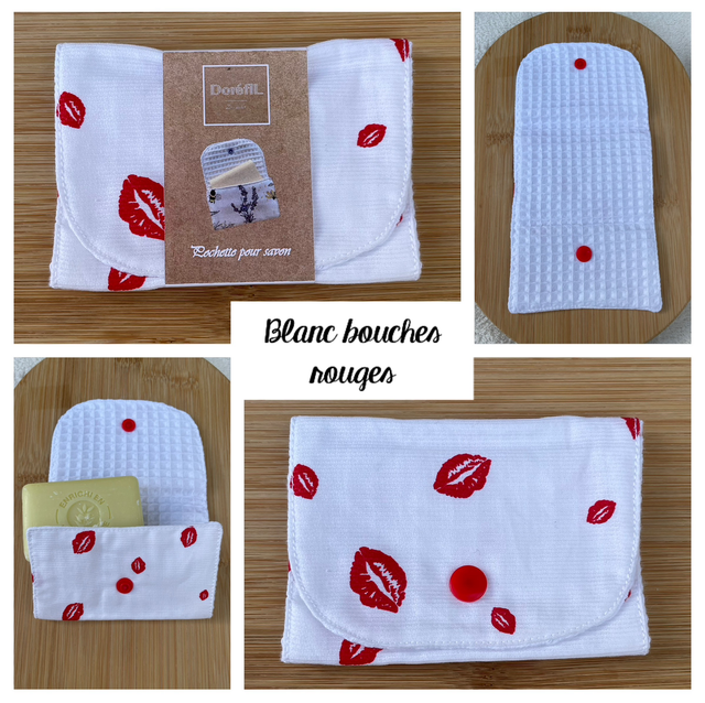 Pochette pour savon (rouge)