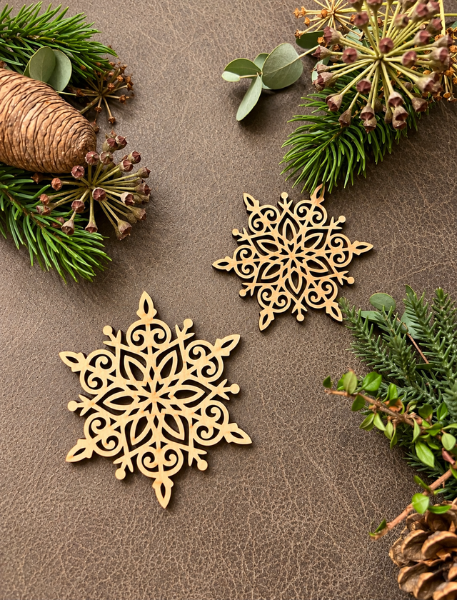 Weihnachtsstern „Schneeflocke“ – 7 cm