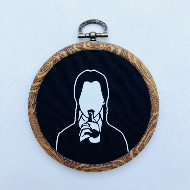Cadre déco - Mercredi Addams