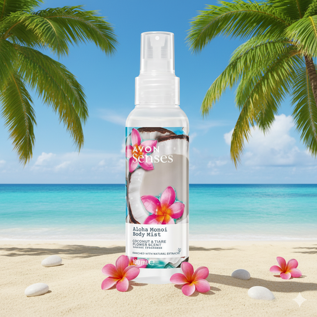 Spray corporel Aloha monoï  (Avon)