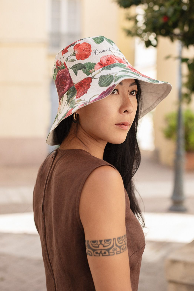 Chapeau fleuri