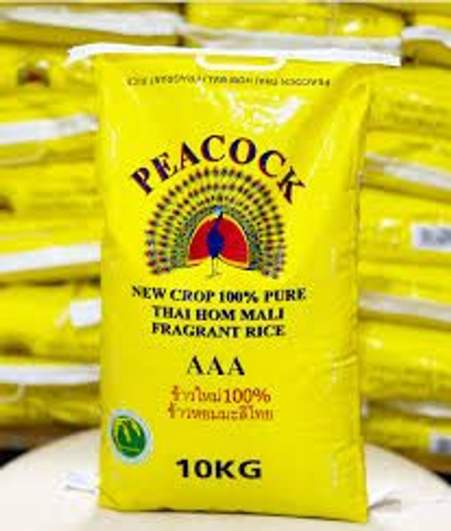 Peacock fragrant rice
