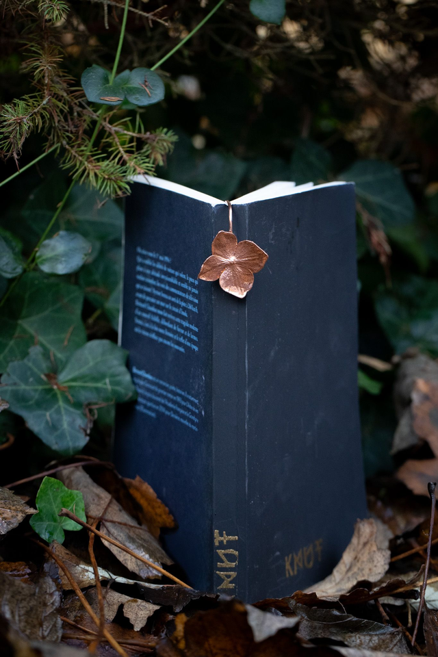 Marque page Hortensia