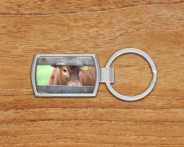 "Peeka Moo" Keyring  