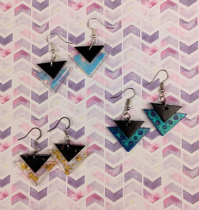 Geometric - Triangle Earrings 