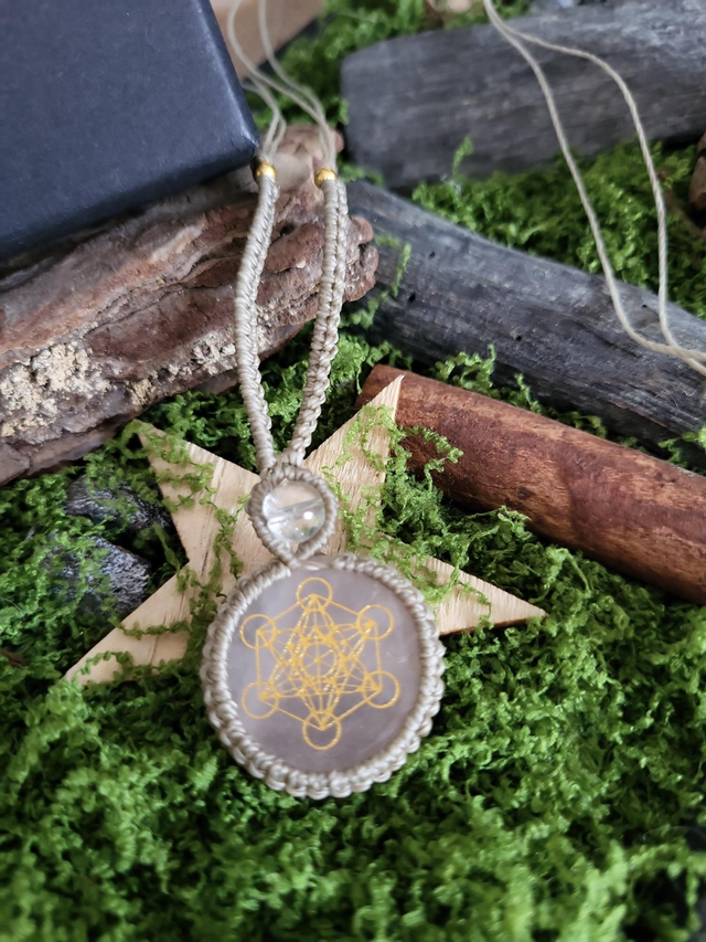 Collier Sautoir Métatron Quartz Rose
