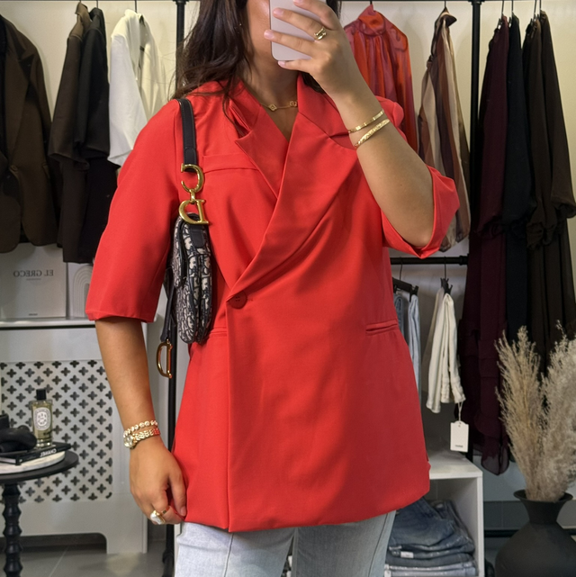 Blazer Clara rouge