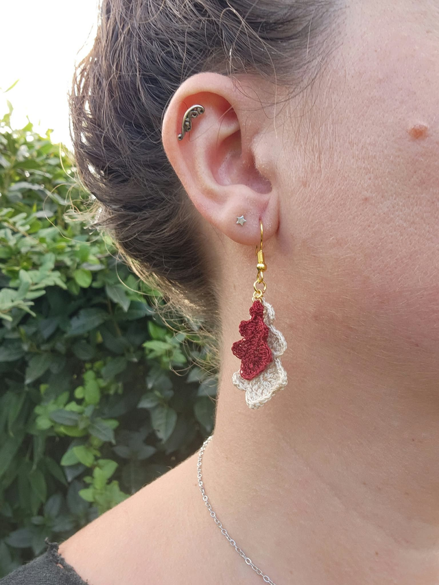 Boucles d'oreilles Feuilles de Chêne