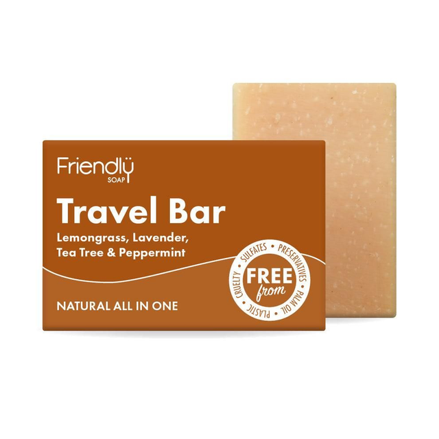 TRAVEL BAR | LEMONGRASS, LAVENDER, TEA TREE & PEPPERMINT 