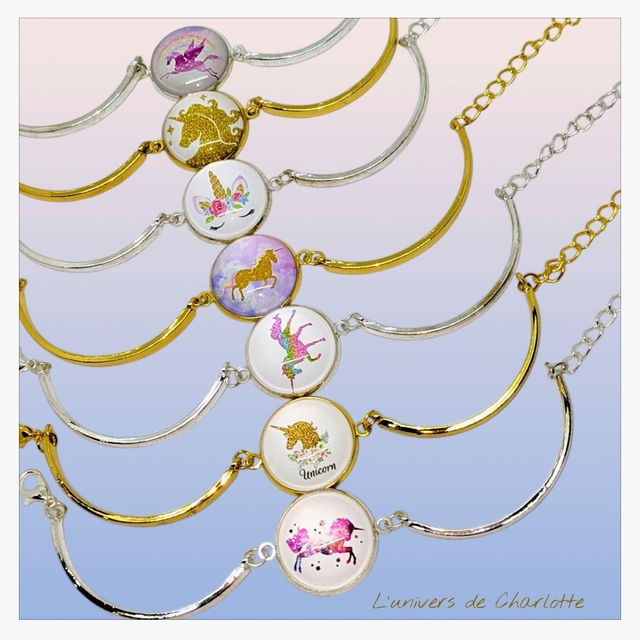 Bracelet "Licorne" acier LI-001