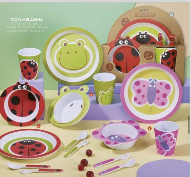 Brandani - Set Pappa Baby 5 Pezzi Ranocchio