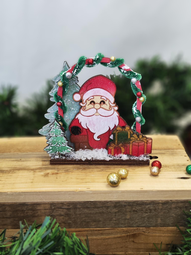 Petit arche de table père Noël 