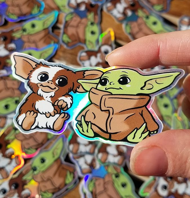 Sticker | Gizmo & Grogu (baby Yoda)
