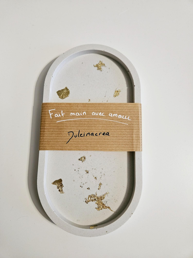 Vide poche feuille d&#039;or