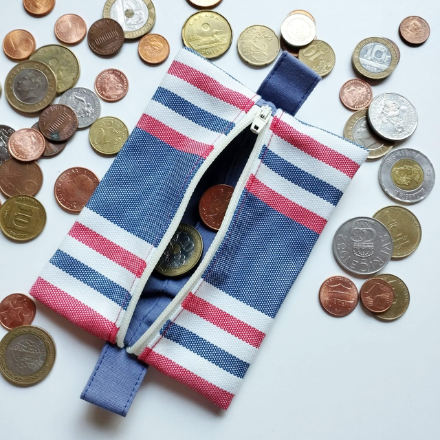 Mini Trousse - Bayadère Marine