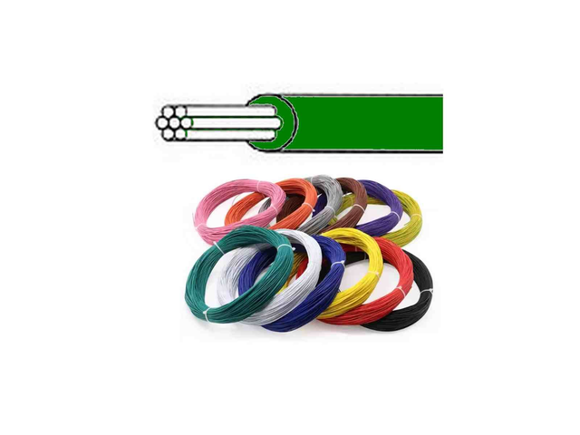 Fil de câblage 10 ml FC50V 0,50 mm² souple vert