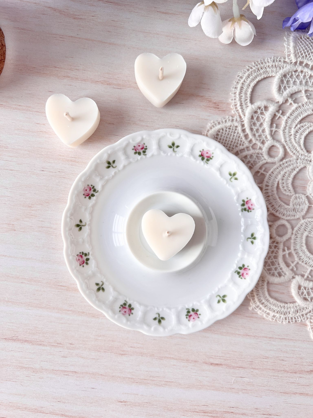 💜 Pack de 3 petits coeurs - parfum Douce Lueur ou Rose Ancienne