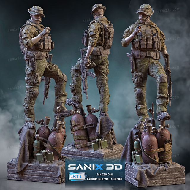 Statue CAPTAIN PRICE série GAMING