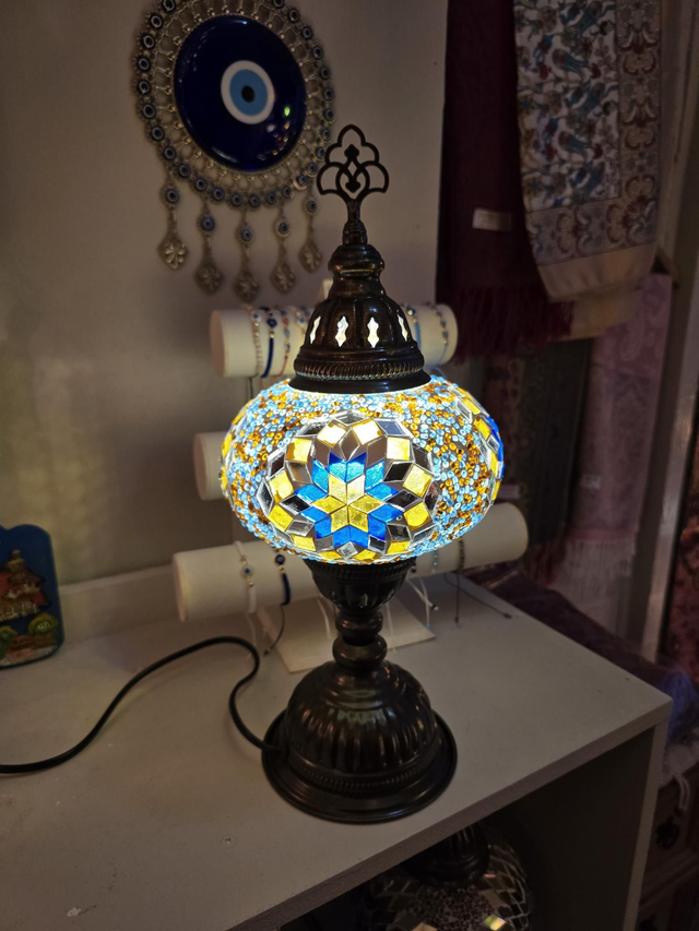 Large Mosaic Table Lamp