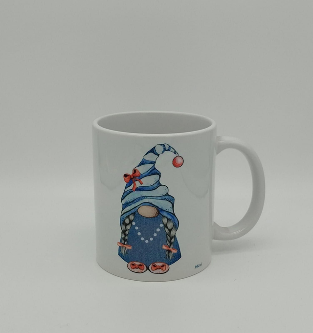 Mug gnomette en jeans 