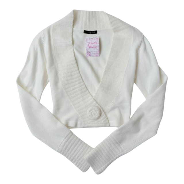 jane norman fluffy cardigan/ bolero 