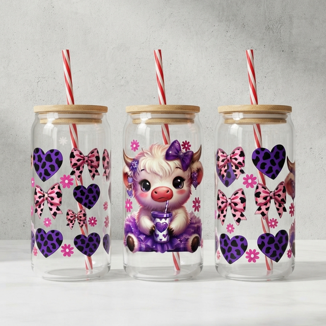 16oz Glass Cup