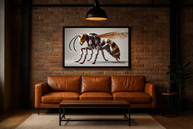 Cadre Frelon Asiatique Cybernétique (05)