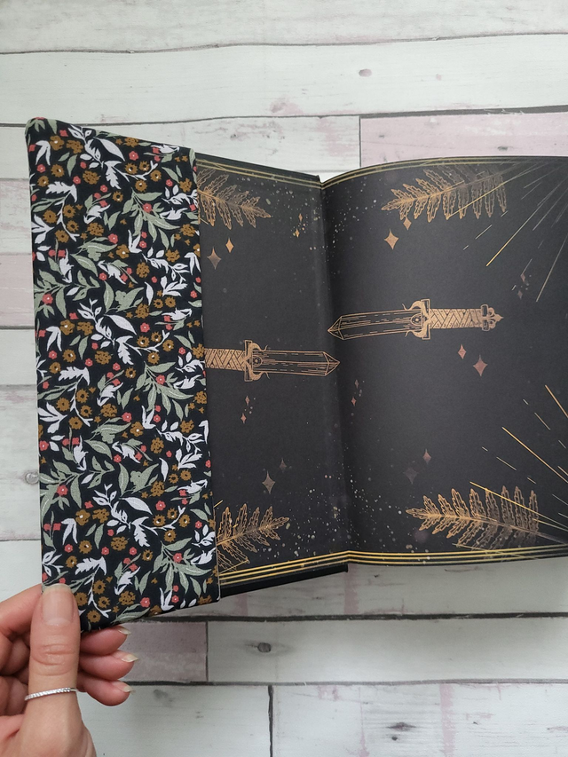 Protège livre amovible M - Feuilles automne