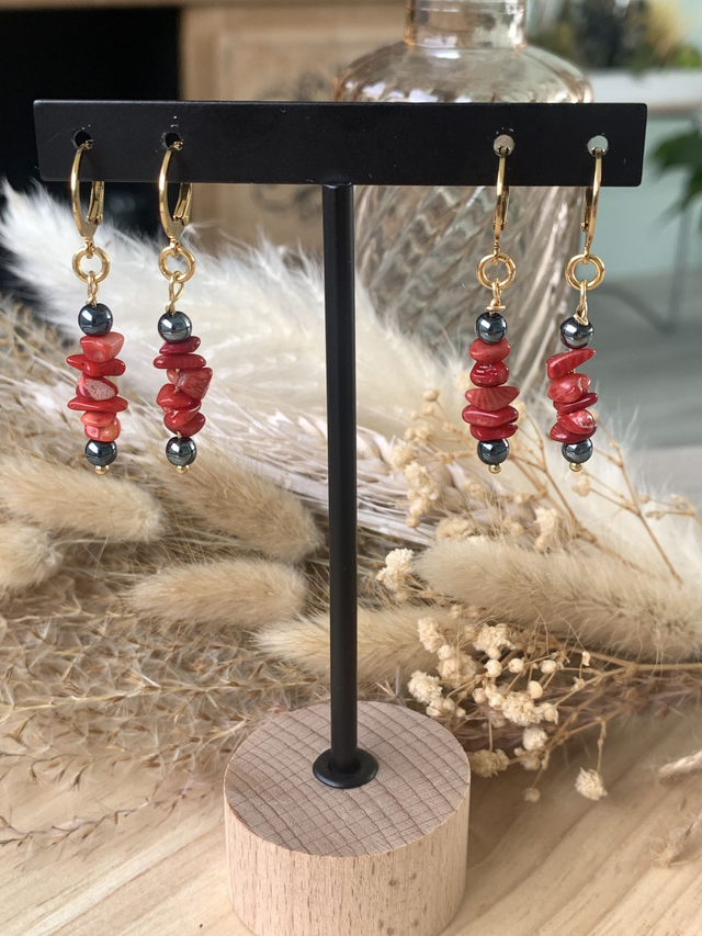Boucles d'oreilles Coralya