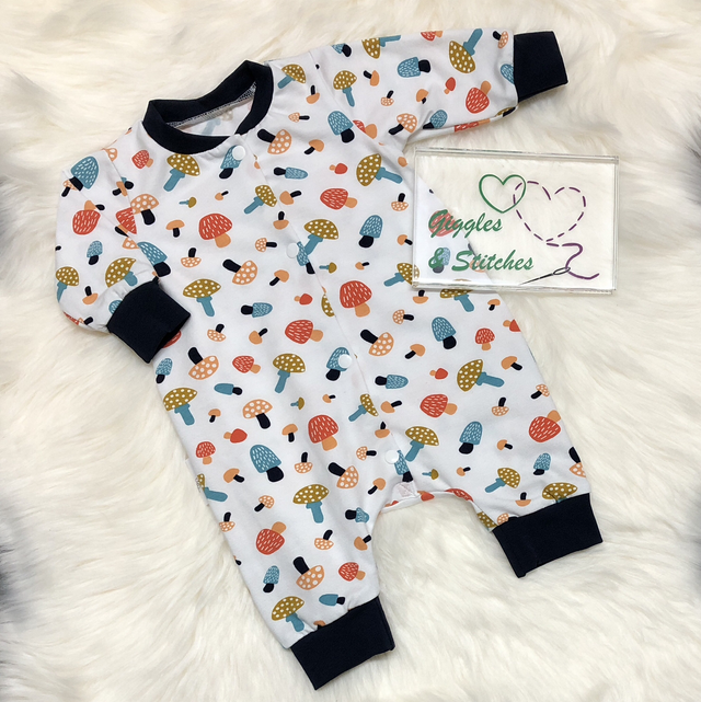 Mushrooms Baby Romper
