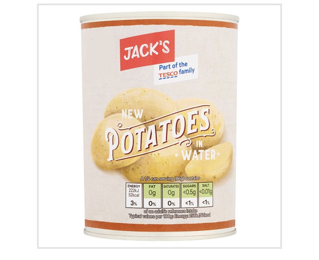 Potatoes, Jack's New Potatoes in Water 300g