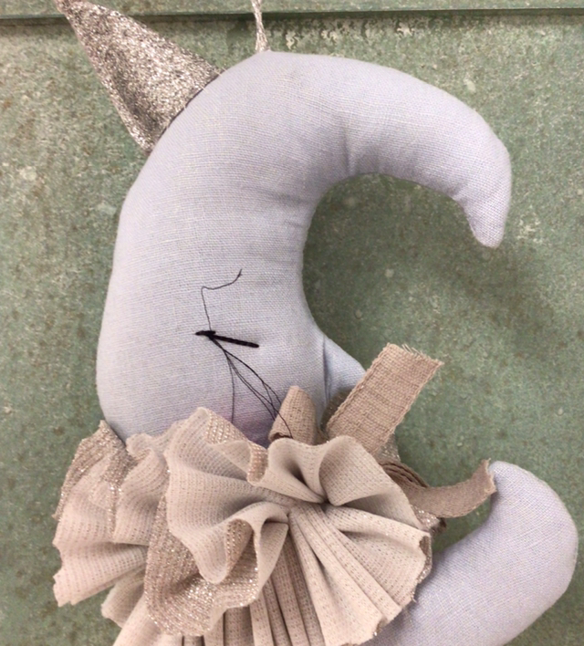 Hanging Textile Moon