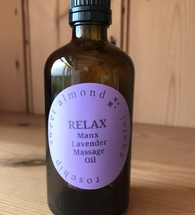 Manx Lavender - Relax Lavender massage oil  