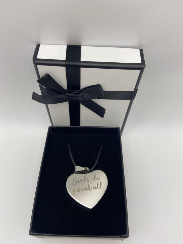 PERSONALISED LADIES HEART PENDANT 