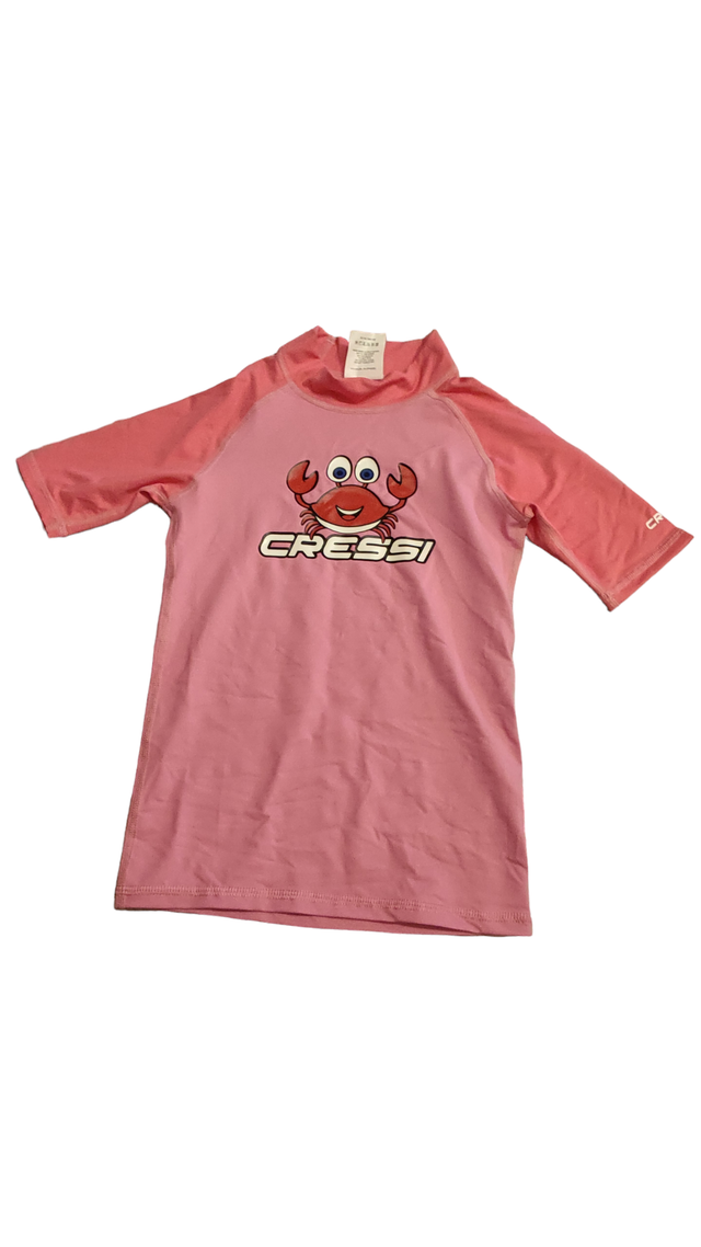 Tee-shirt de bain anti-UV rose 7 - 8 ans (Cressi)