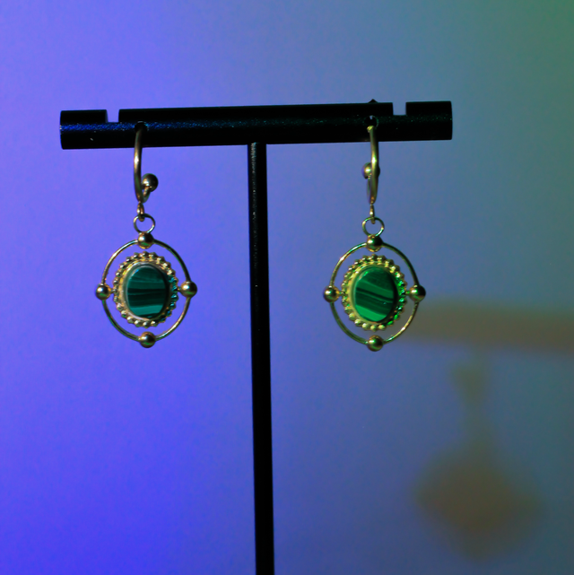 Boucles d’oreilles « Cœur des bois »