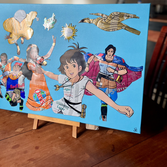 Tableau “Les Mystérieuses Cités d’Or” – 50×70 cm