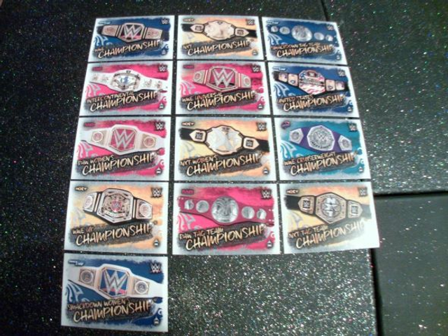 Championship Slam Attax Live Original Trading Card Full Set 358 To 370