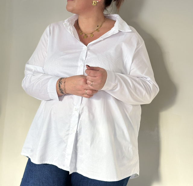 Chemise coton blanche T.U du 44 au 52