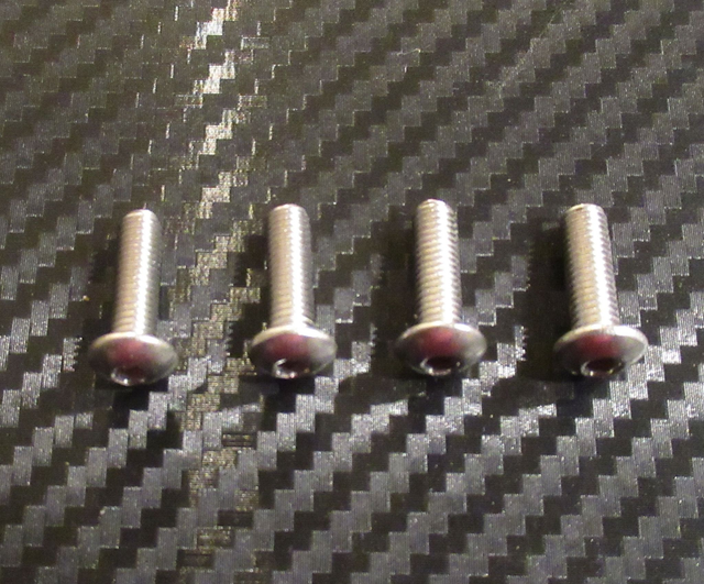 Rostfreie Schrauben für Cinquecento Heckleuchten "extra short"