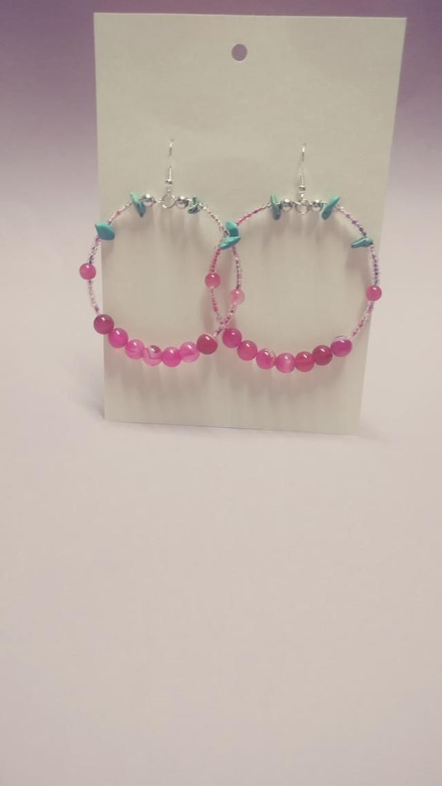 Pinkki Akaatti Turkoosi howliitti 