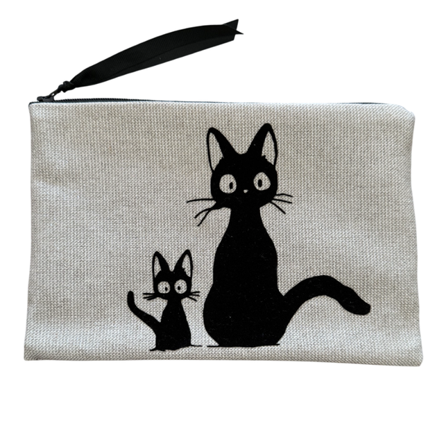 Pochette Chat inspiration Jiji et son bébé