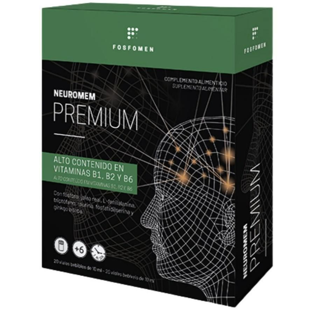 Herbora
Neuromem Premium 20 Viales Fosfomen Herbora