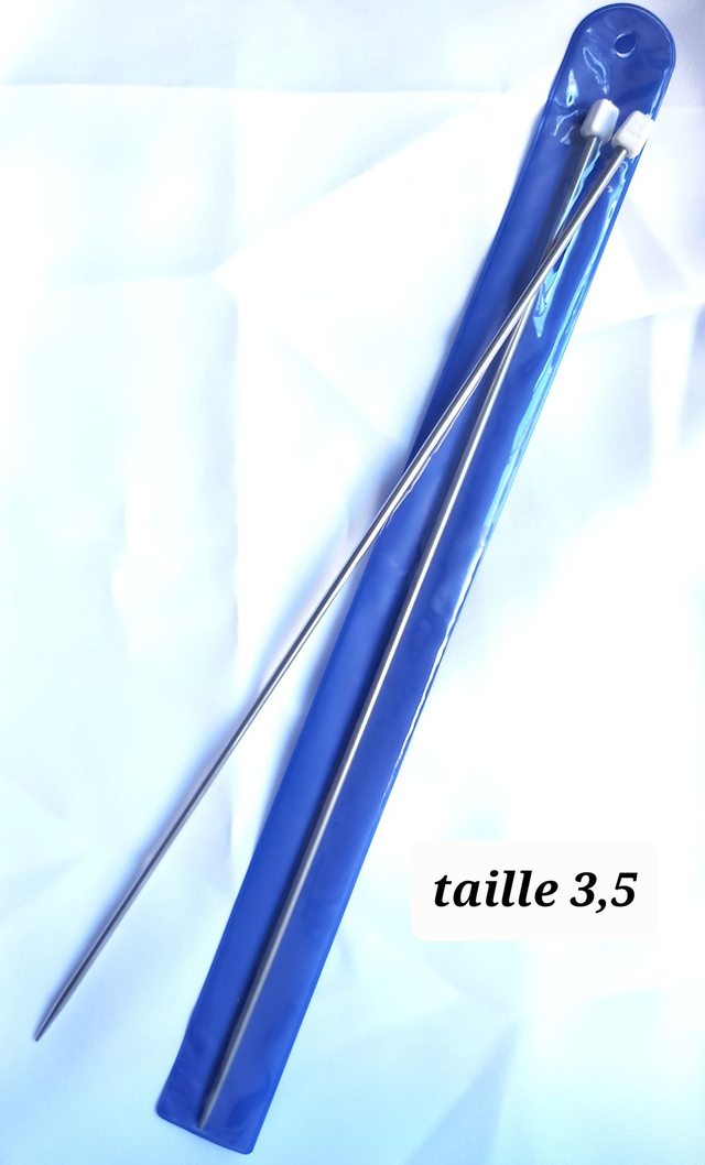 Aiguilles à tricoter taille 03.5